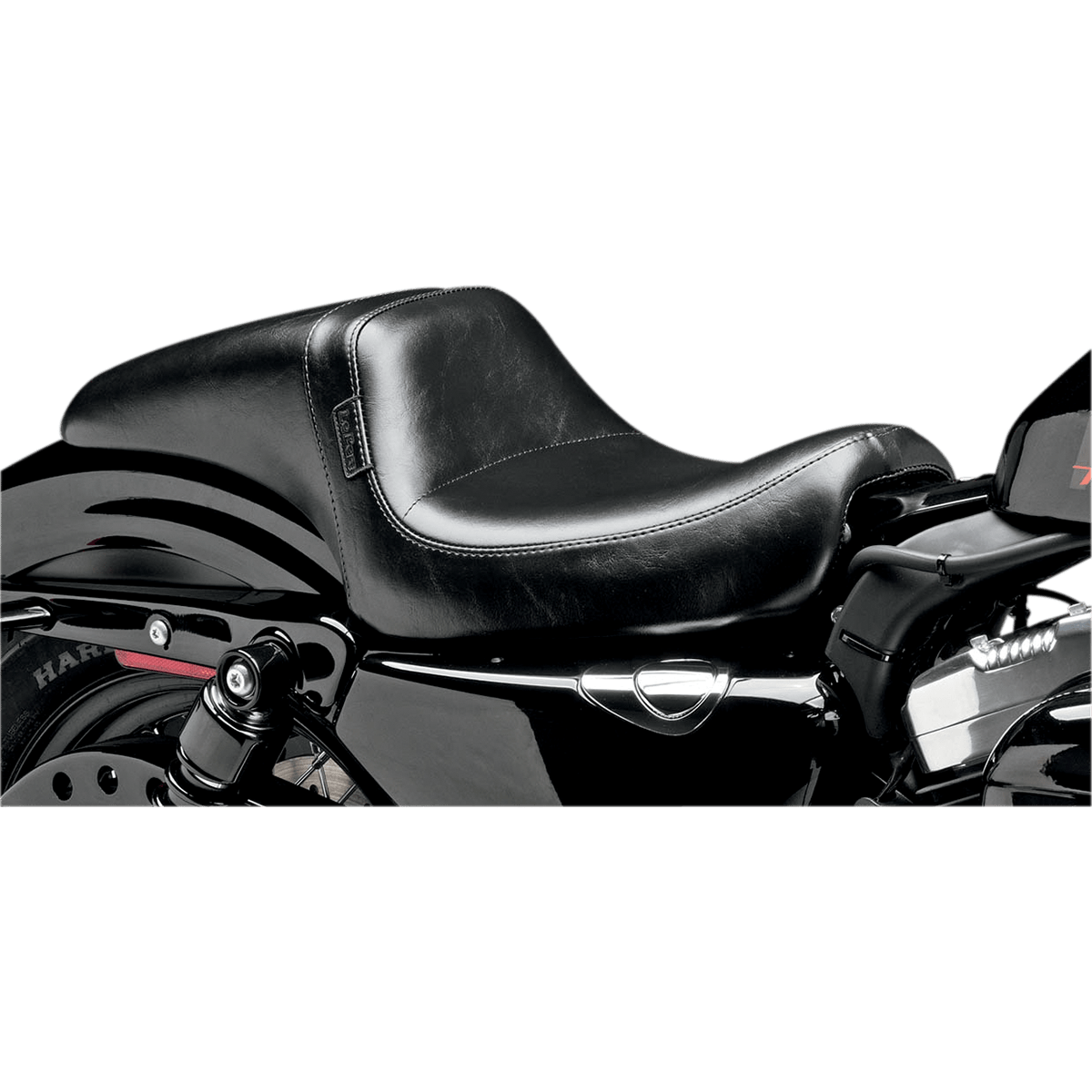 LE PERA Daytona Seat Without Backrest Smooth Black XL '04-'23 LK542S