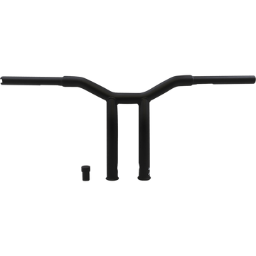 BURLY BRAND Handlebar Dominator Raked 10" Matte Black B126051SB