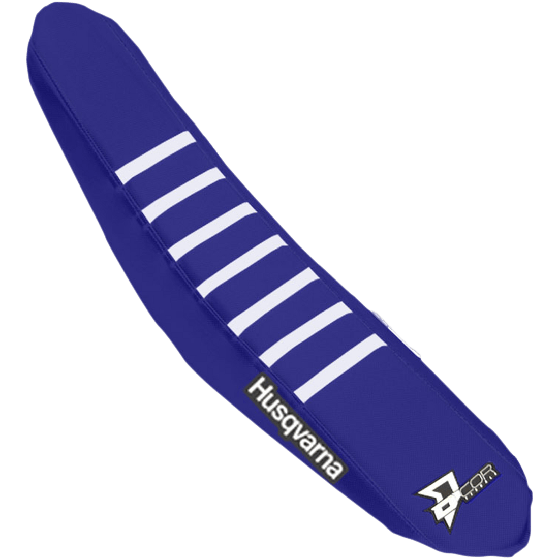 D'COR VISUALS Seat Cover Navy Blue/White TC/FC '16-'18