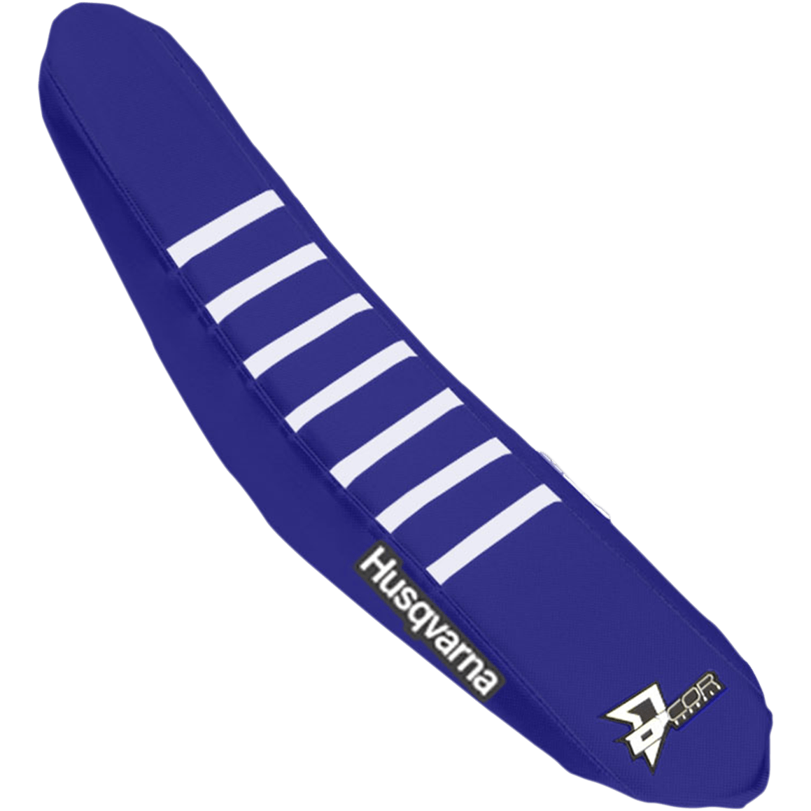 D'COR VISUALS Seat Cover Navy Blue/White TC/FC '16-'18