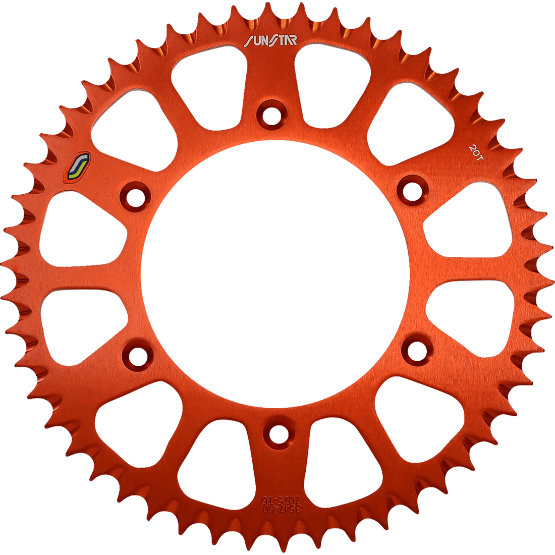 SUNSTAR SPROCKETS Rear Sprocket 50 Tooth Gas Gas/Husaberg/Husqvarna/KTM Works/Orange 5354750OR