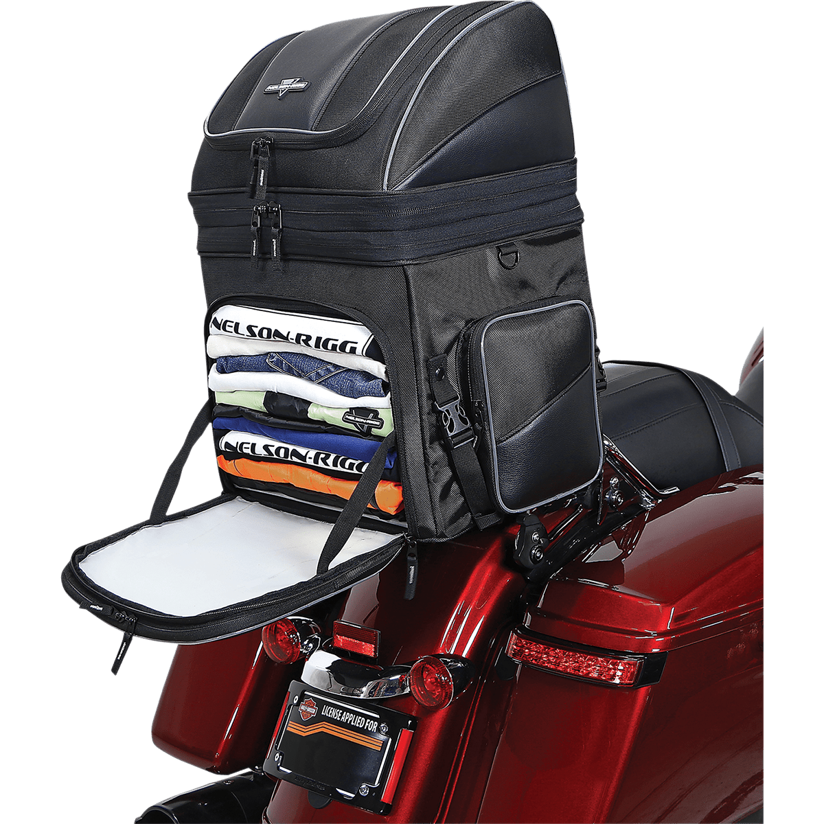 NELSON RIGG Sissy Bar Bag Black NR230