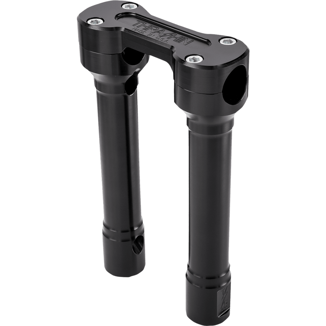 THRASHIN SUPPLY CO. Risers Hole Shot 8" Black TSC81001