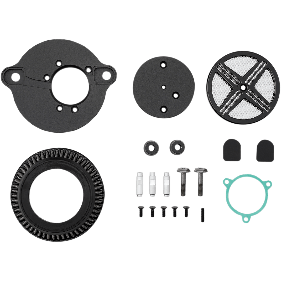 LA CHOPPERS Air Cleaner Kit Black LA239003B