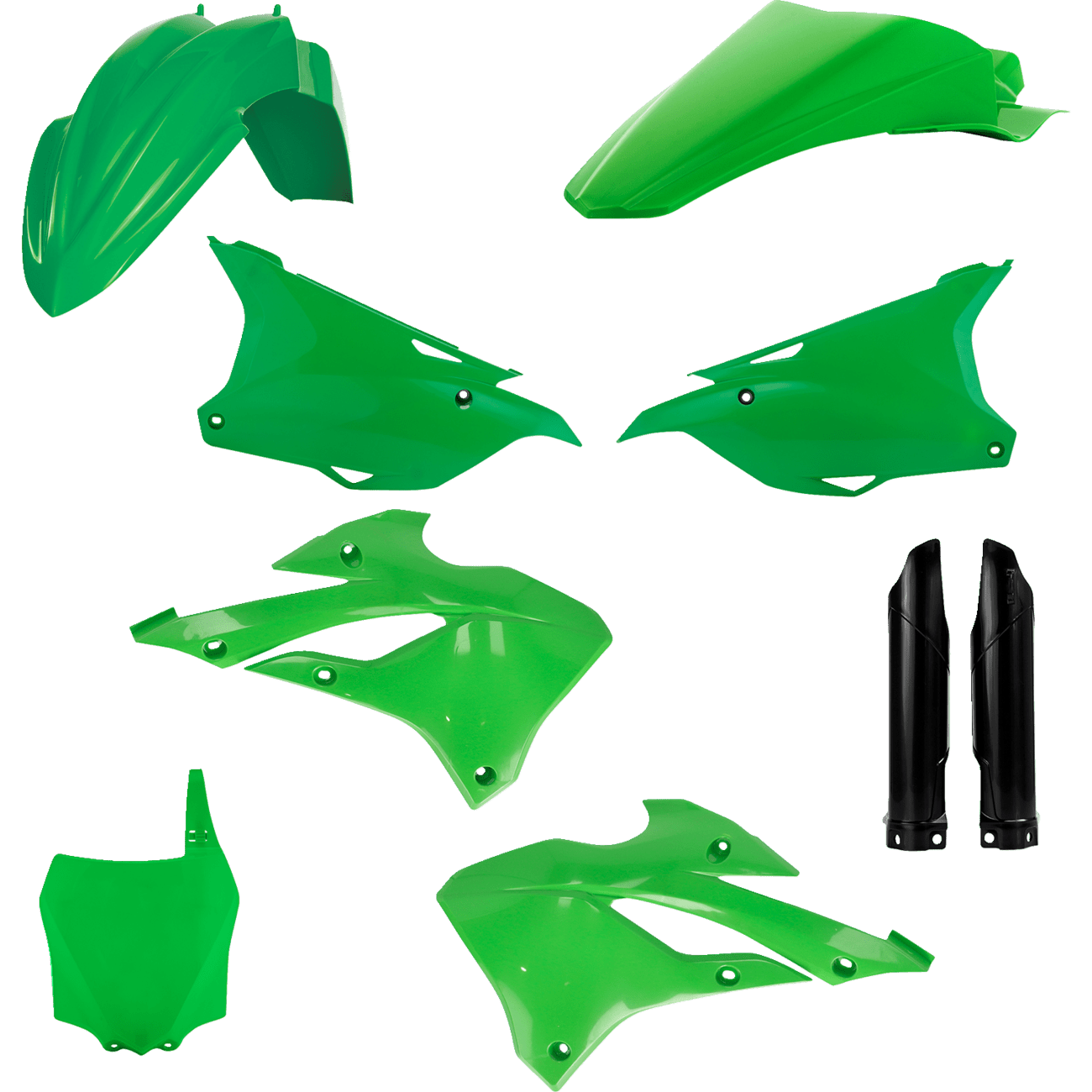 ACERBIS Full Replacement Body Kit OEM '22 Green/Black 2936137428