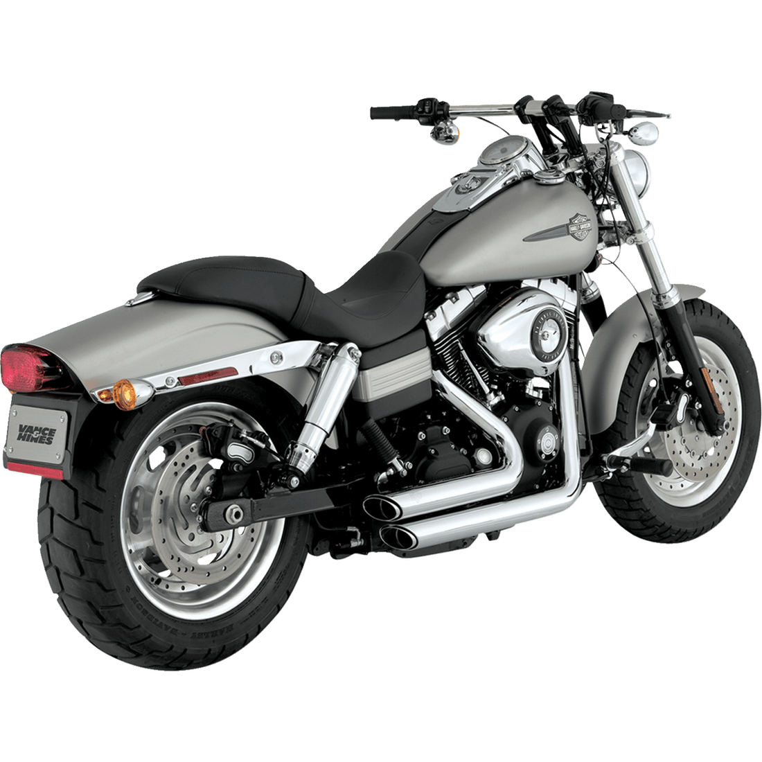 VANCE & HINES Shortshots Staggered Exhaust System Chrome 17317