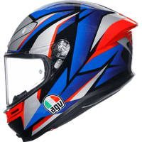 AGV K6 S Helmet Slashcut Black/Blue/Red Small 2118395002015S