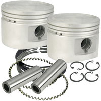 S&S CYCLE Piston Kit for 80" Stock or S&S Heads 3.5" +.010