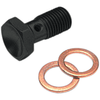 GOODRIDGE Banjo Bolt 3/8-24 Single Black