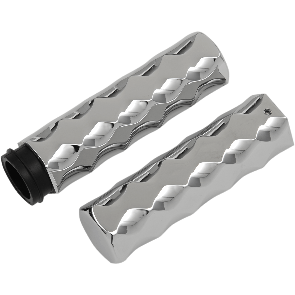 LA CHOPPERS Grips Hex TBW Chrome LA749100