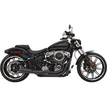 BASSANI XHAUST 2:1 Exhaust Black 1S62RB