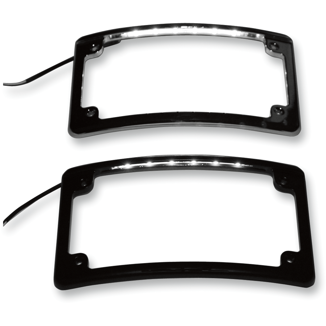 CUSTOM DYNAMICS LED License Plate Frame Chrome