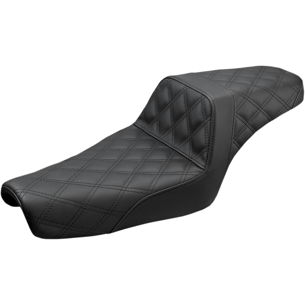 SADDLEMEN Step-Up Seat Full Lattice Stitch Black XL 80711175