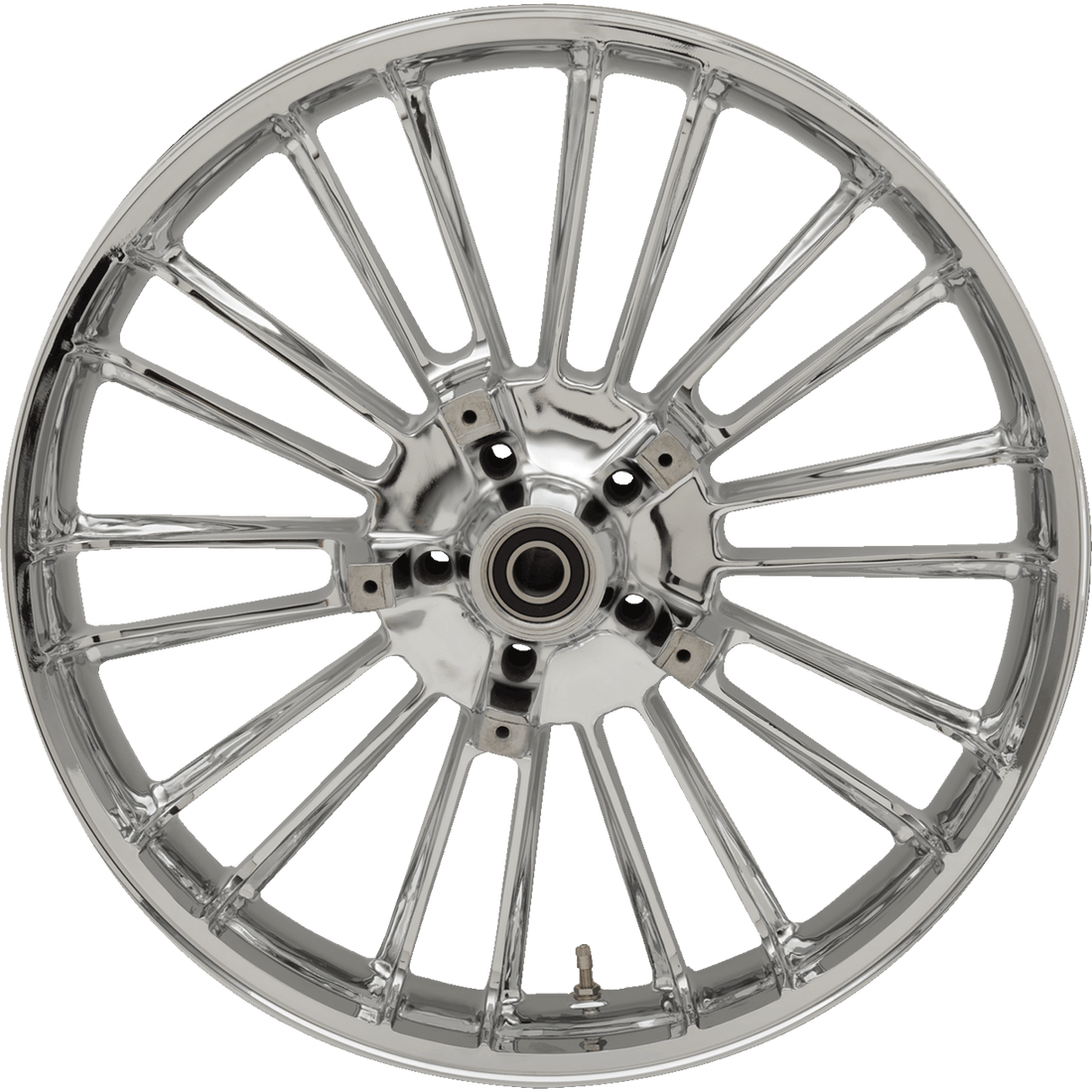 COASTAL MOTO Wheel Atlantic Front Dual Disc/without ABS Chrome 21x3.5 '00-'07 FL