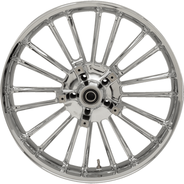 COASTAL MOTO Wheel Atlantic Front Dual Disc/without ABS Chrome 21x3.5 '00-'07 FL