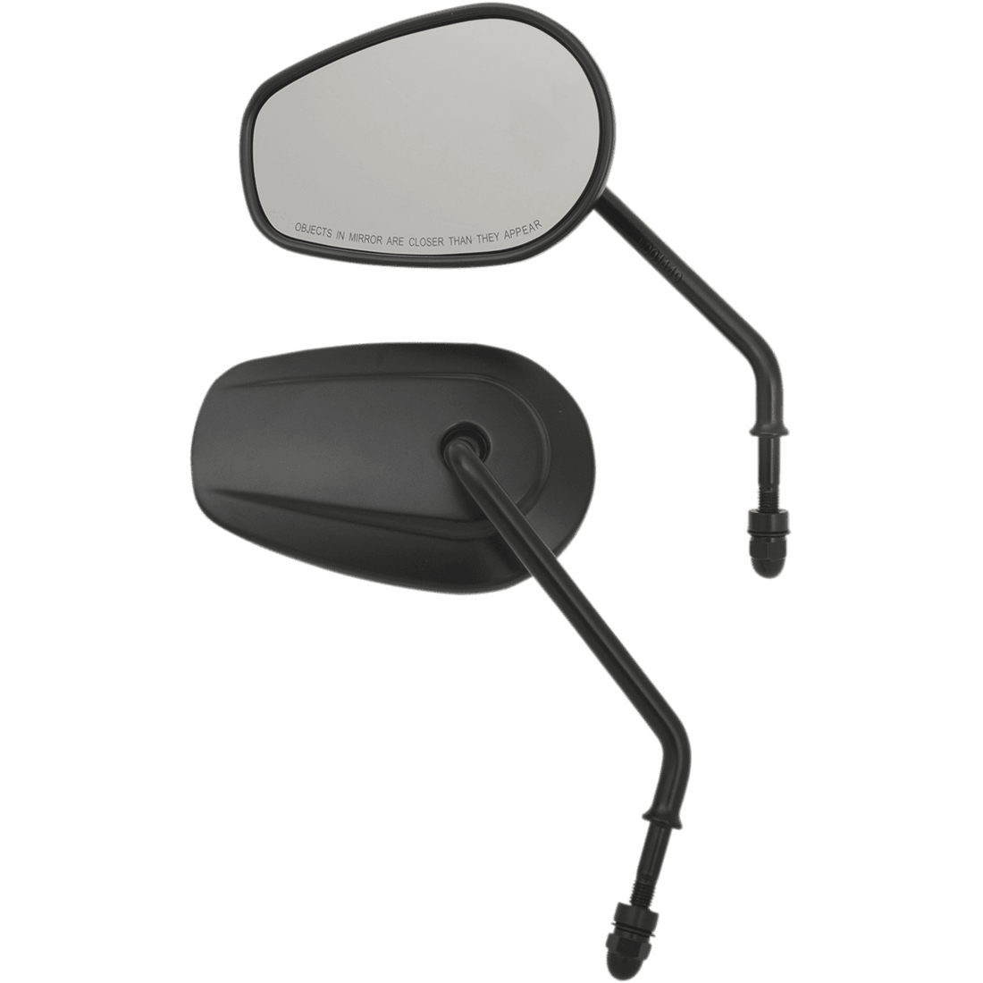 DRAG SPECIALTIES Replacement Mirrors Long Stem Black