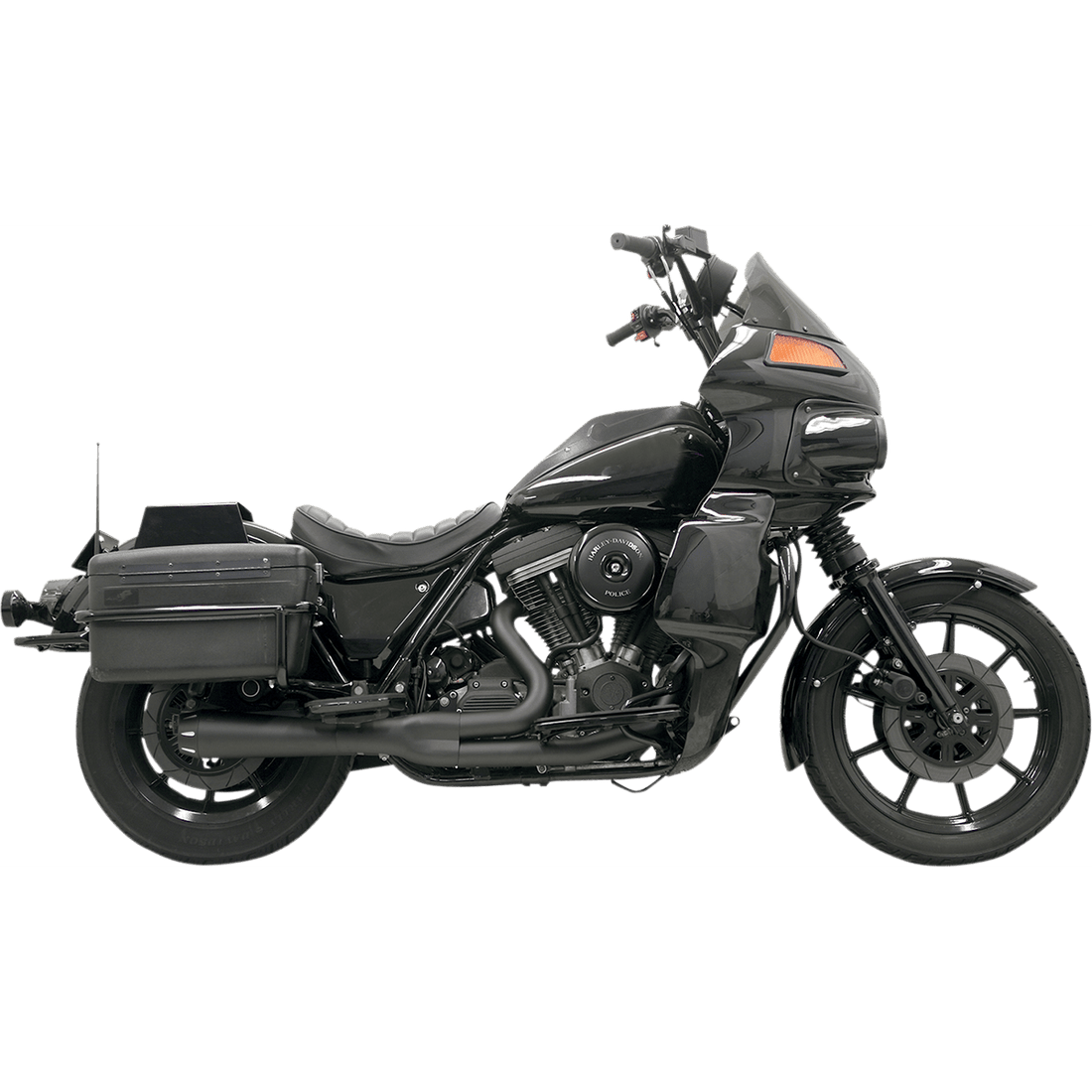 BASSANI XHAUST Road Rage 2:1 Exhaust Black FXR 1FXRFB