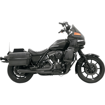 BASSANI XHAUST Road Rage 2:1 Exhaust Black FXR 1FXRFB