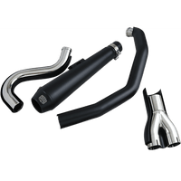 COBRA El Diablo Exhaust Black '88-'06 Softail 6485B