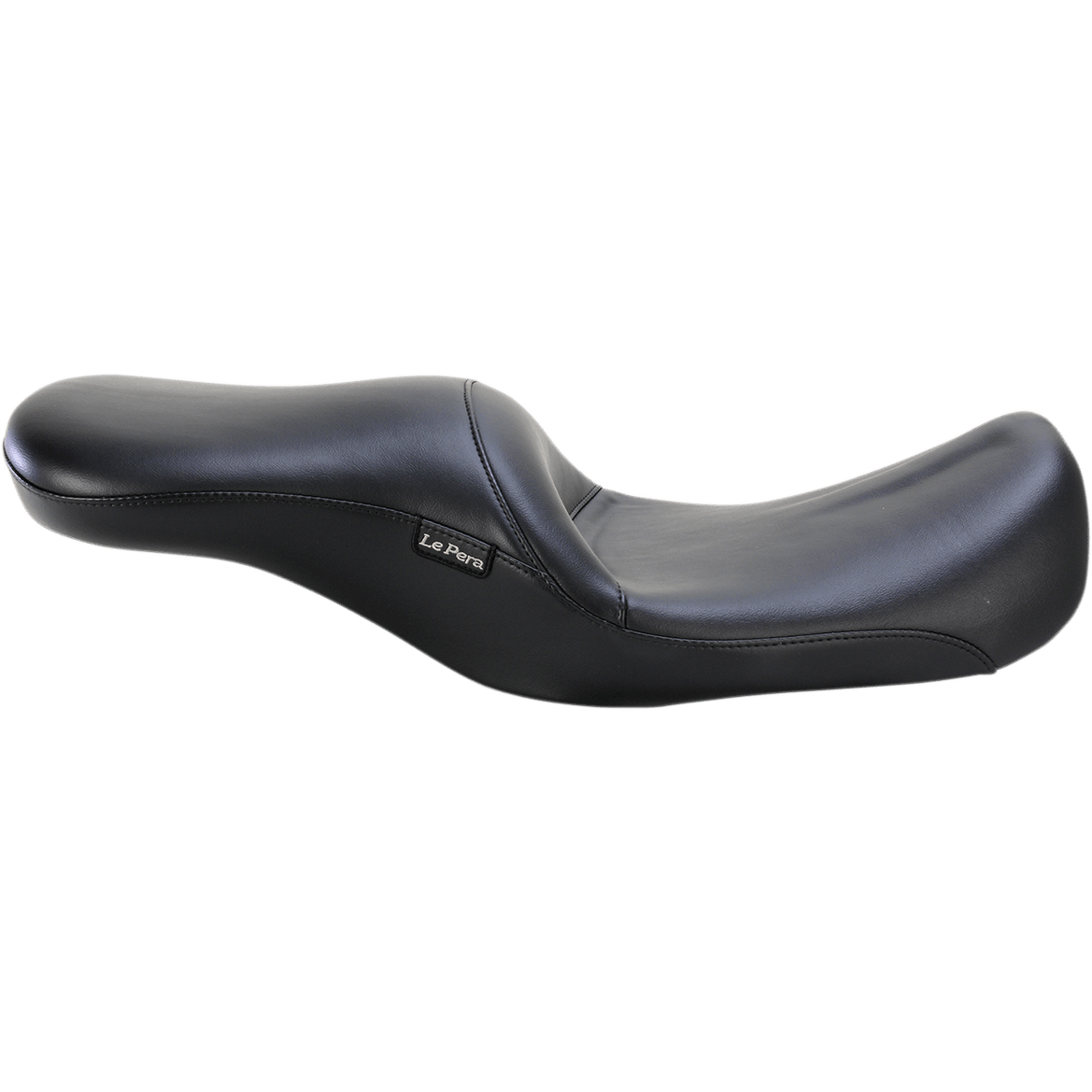 LE PERA Sorrento 2-Up Seat Smooth Black FL '08-'23 LK907PYS