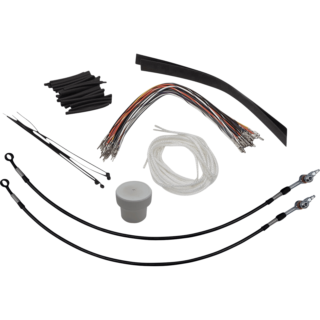 FAT BAGGERS INC. Installation Kit Hydraulic Clutch 14" Black 109714B