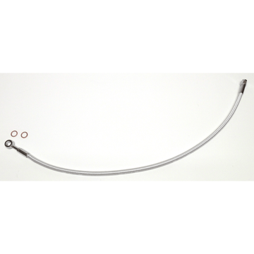 MAGNUM SHIELDING Brake Line 10 mm-Straight 23" Sterling Chromite II