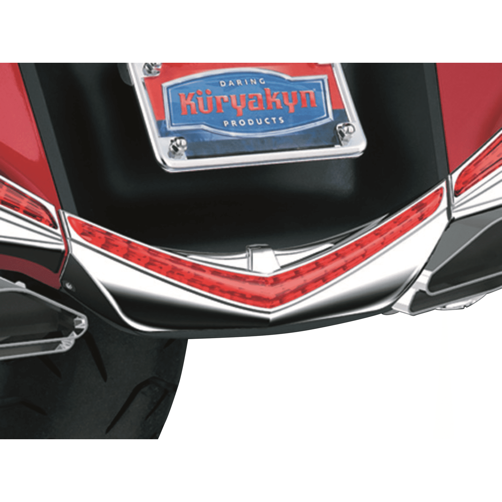 KURYAKYN LED Fender Tip Chrome Rear KUR3236