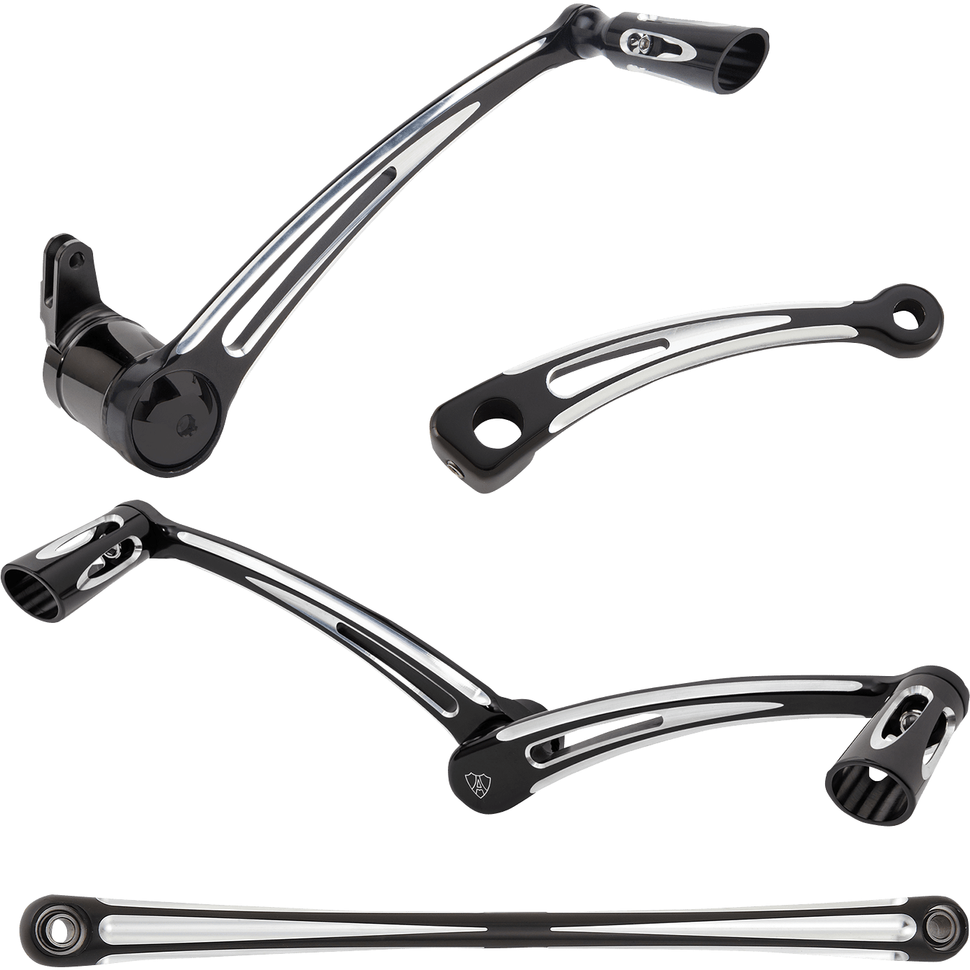 ARLEN NESS Deep Cut Foot Control Kit w/ Heel/Toe Shifter Black 420106