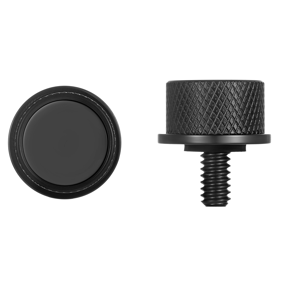 FIGURATI DESIGNS Seat Mounting Knob Black Smooth