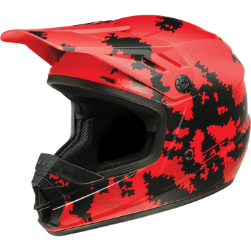 Z1R Youth Rise Helmet Digi Camo Red Large