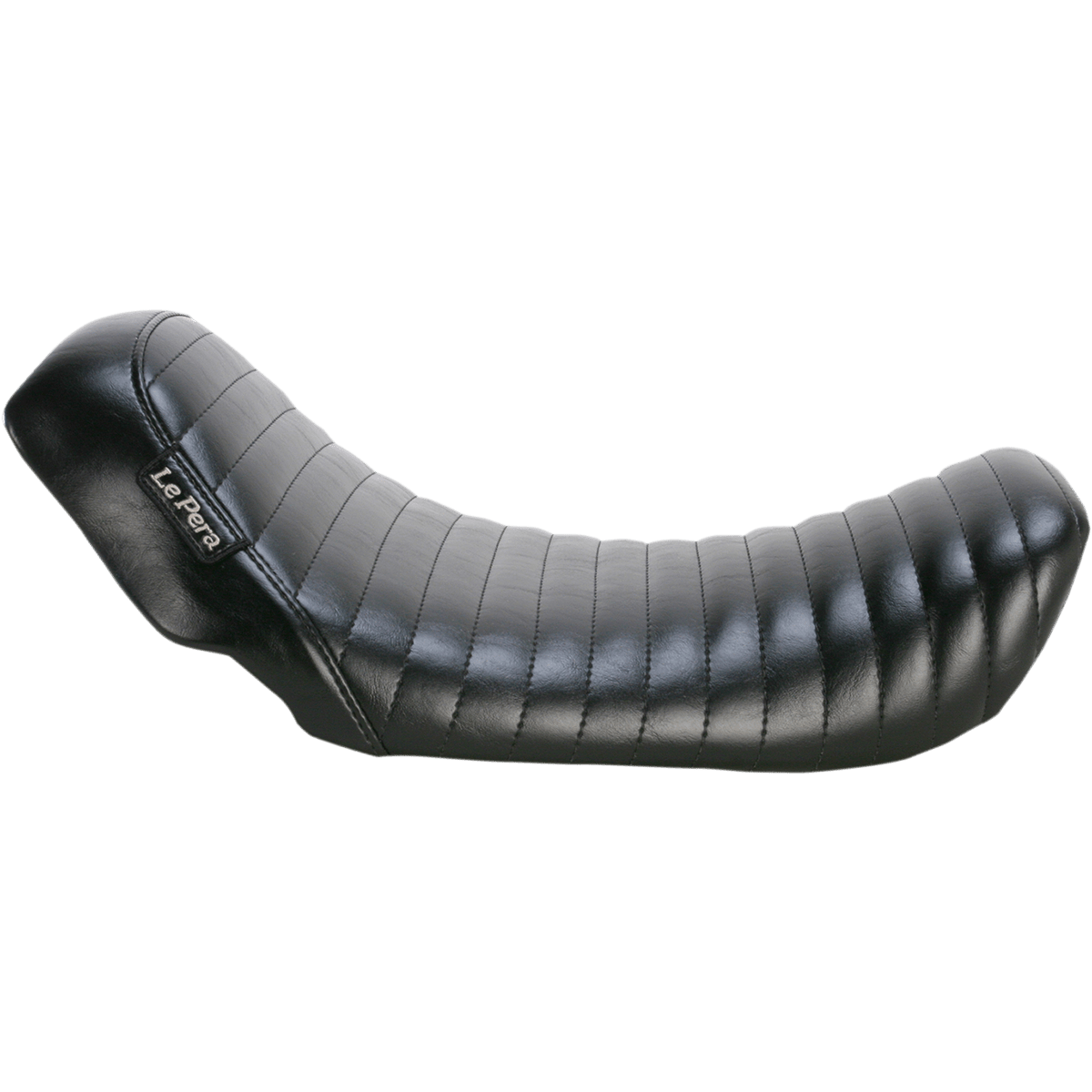 LE PERA Bare Bones Solo Seat Pleated Black Dyna '06-'17 LK001PT