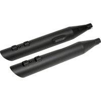 DRAG SPECIALTIES 4" Slashdown Slip-On Mufflers Black