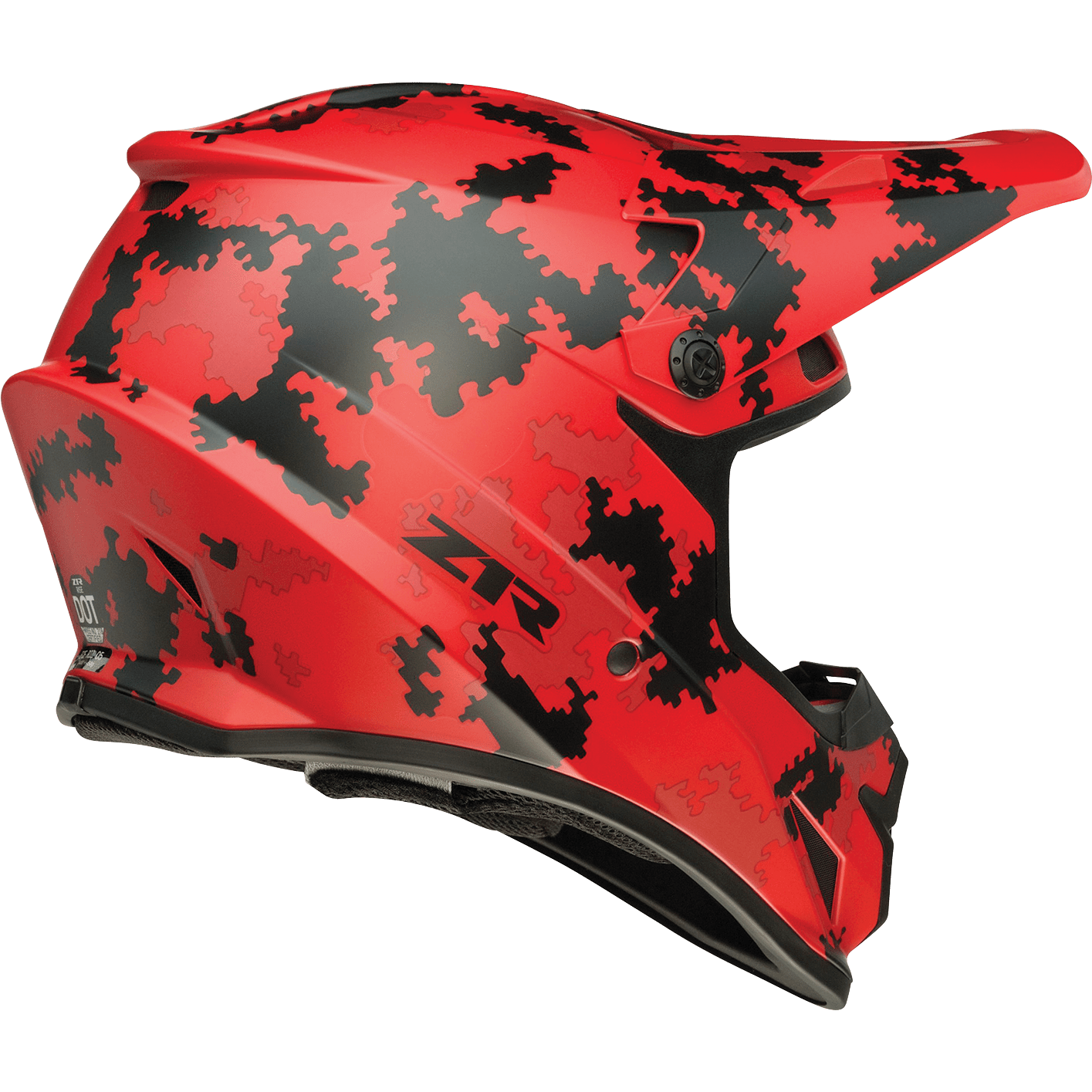 Z1R Rise Helmet Digi Camo Red 2XL