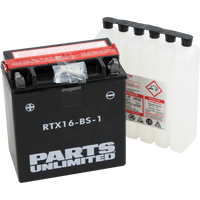 PARTS UNLIMITED AGM Battery YTX16-BS-1 .8 L