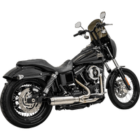 BASSANI XHAUST 2-into-1 Ripper Exhaust System with Super Bike Muffler Stainless Steel 1D7SS