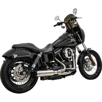 BASSANI XHAUST 2-into-1 Ripper Exhaust System with Super Bike Muffler Stainless Steel 1D7SS