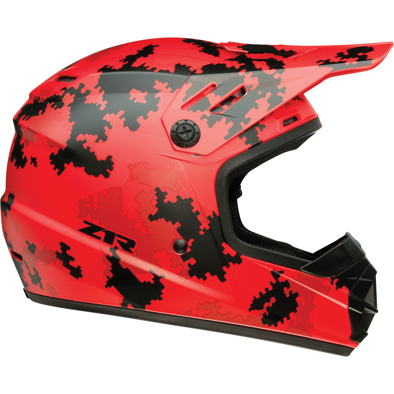 Z1R Youth Rise Helmet Digi Camo Red Medium