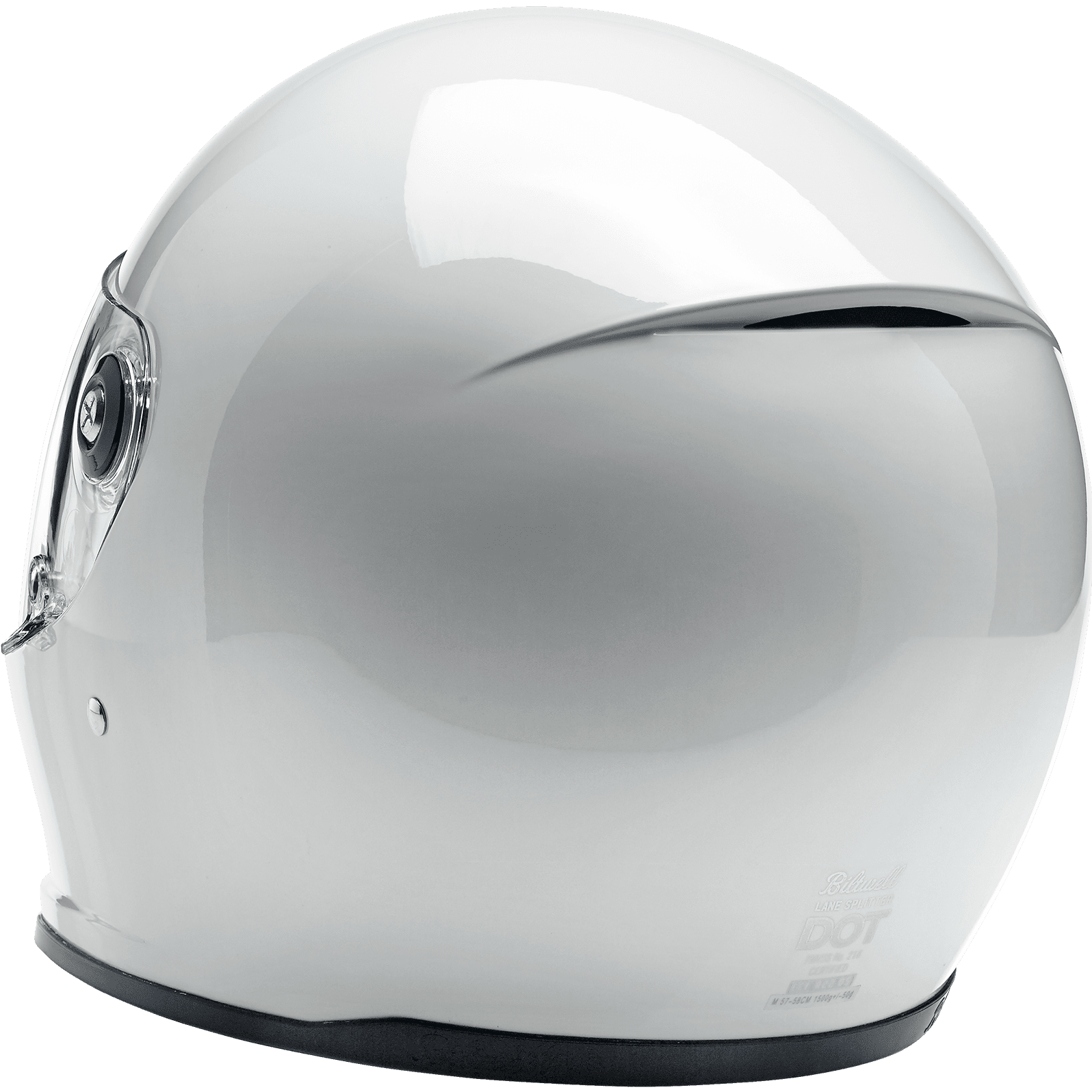 BILTWELL Lane Splitter Helmet Gloss White Large 1004104104