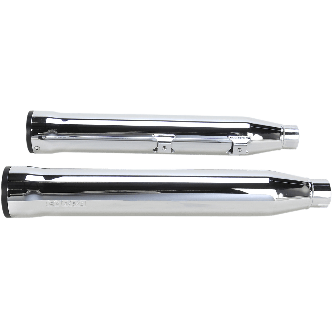 COBRA 3" RPT Mufflers for '07-'17 Softail Chrome 6053