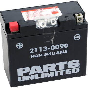 PARTS UNLIMITED AGM Battery YT12B4/YT12B-BS