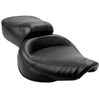 MUSTANG Vintage Style Seat Wide Smooth Black Dyna 75680