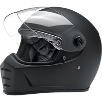 BILTWELL Lane Splitter Helmet Flat Black Medium 1004201103