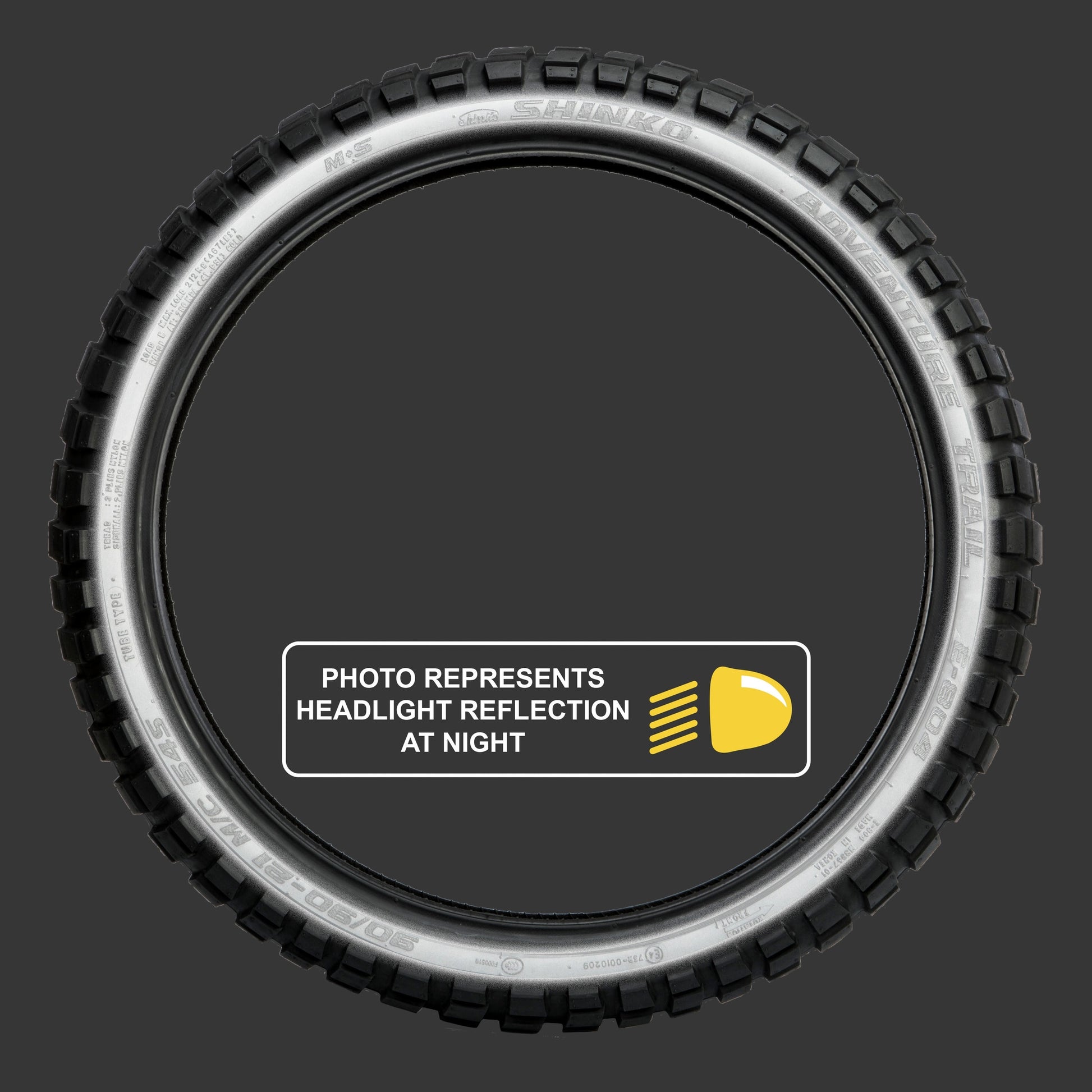 SHINKO TIRE 804 DUAL SPORT FRONT 110/80B19 59Q B/BIAS TL REF