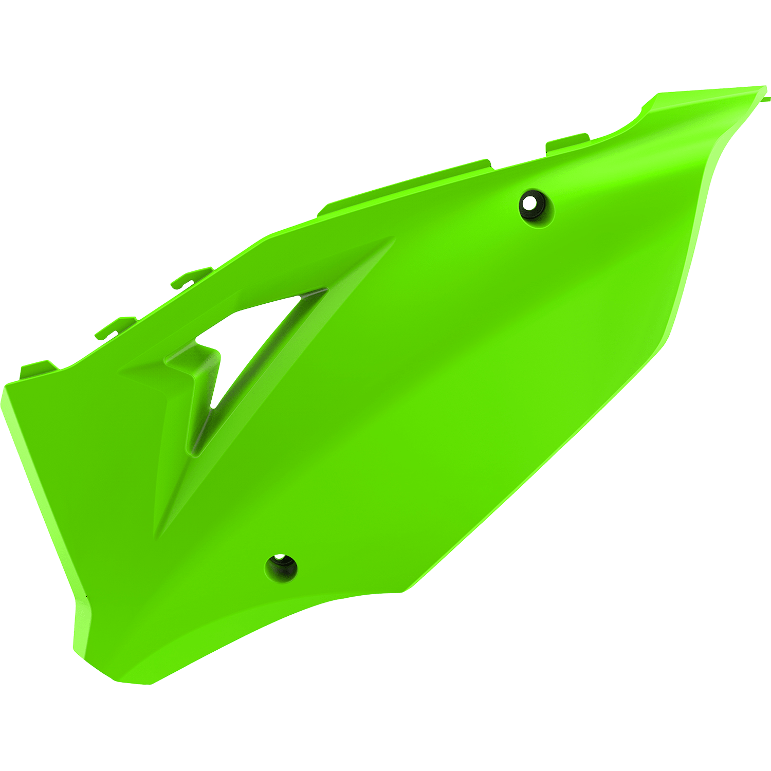 POLISPORT Side Panels '20 KX 450 Restyle Lime Green KX125/250/450