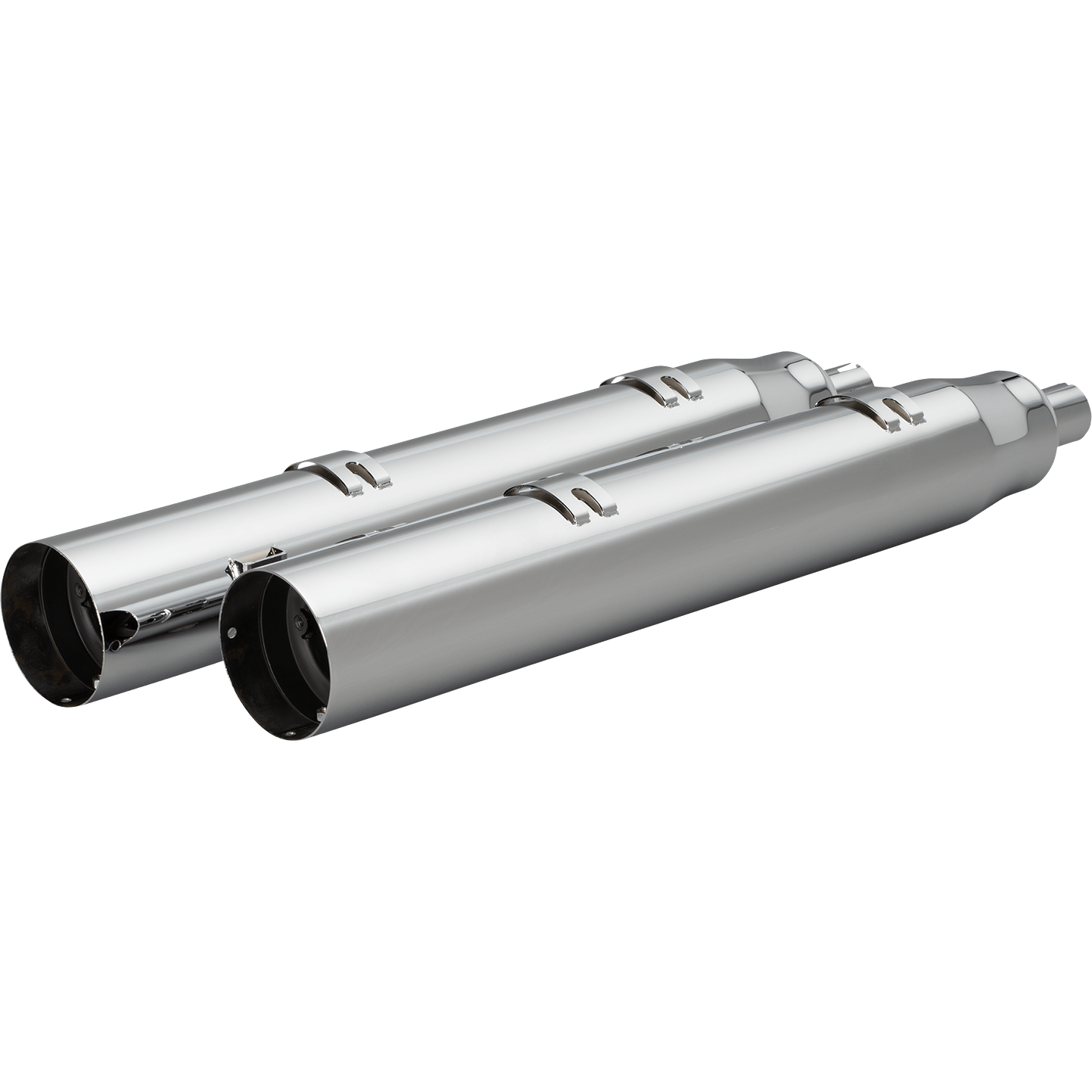 KHROME WERKS 4-1/2" War Hammer Mufflers Chrome 202220