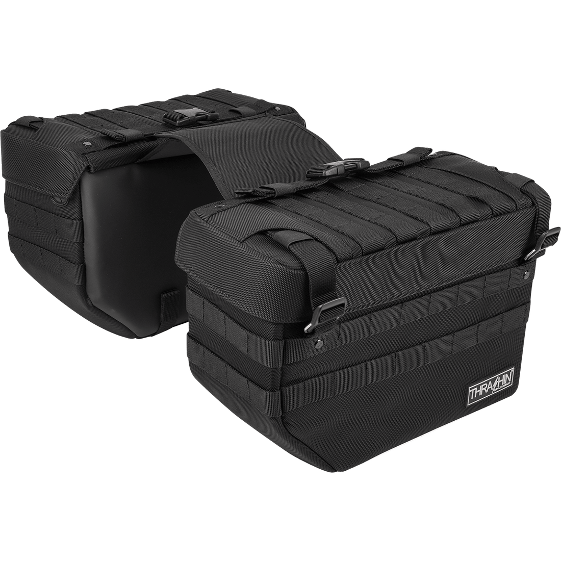 THRASHIN SUPPLY CO. Expedition Saddlebags Black TSB0008