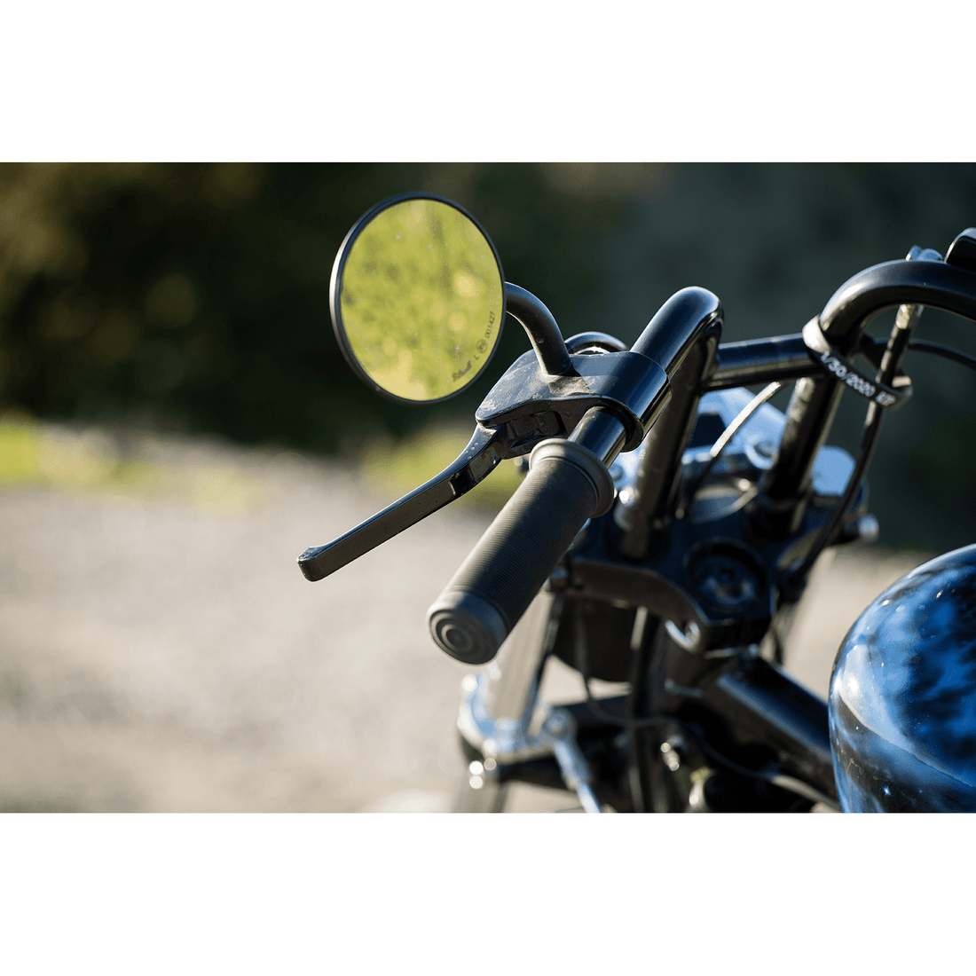 BILTWELL Mirror Round Black 6503400131