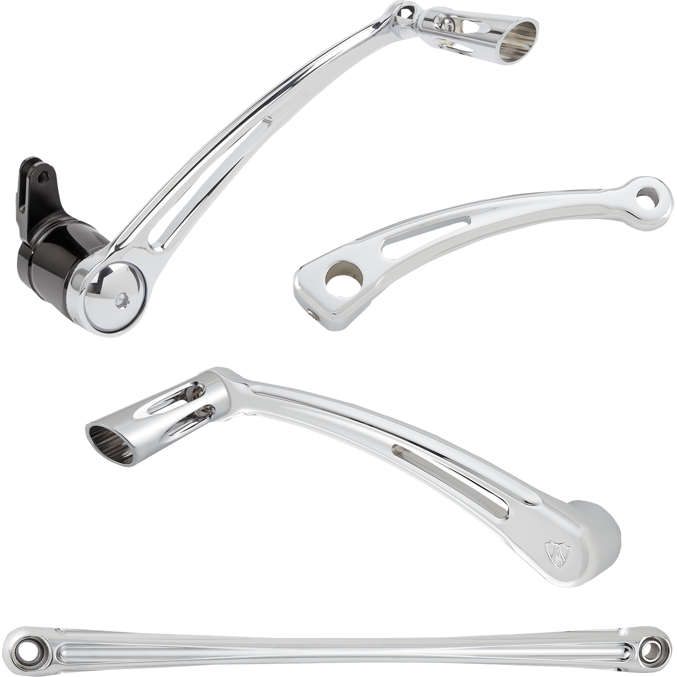 ARLEN NESS Deep Cut Foot Control Kit w/ Toe Shifter Chrome 420109