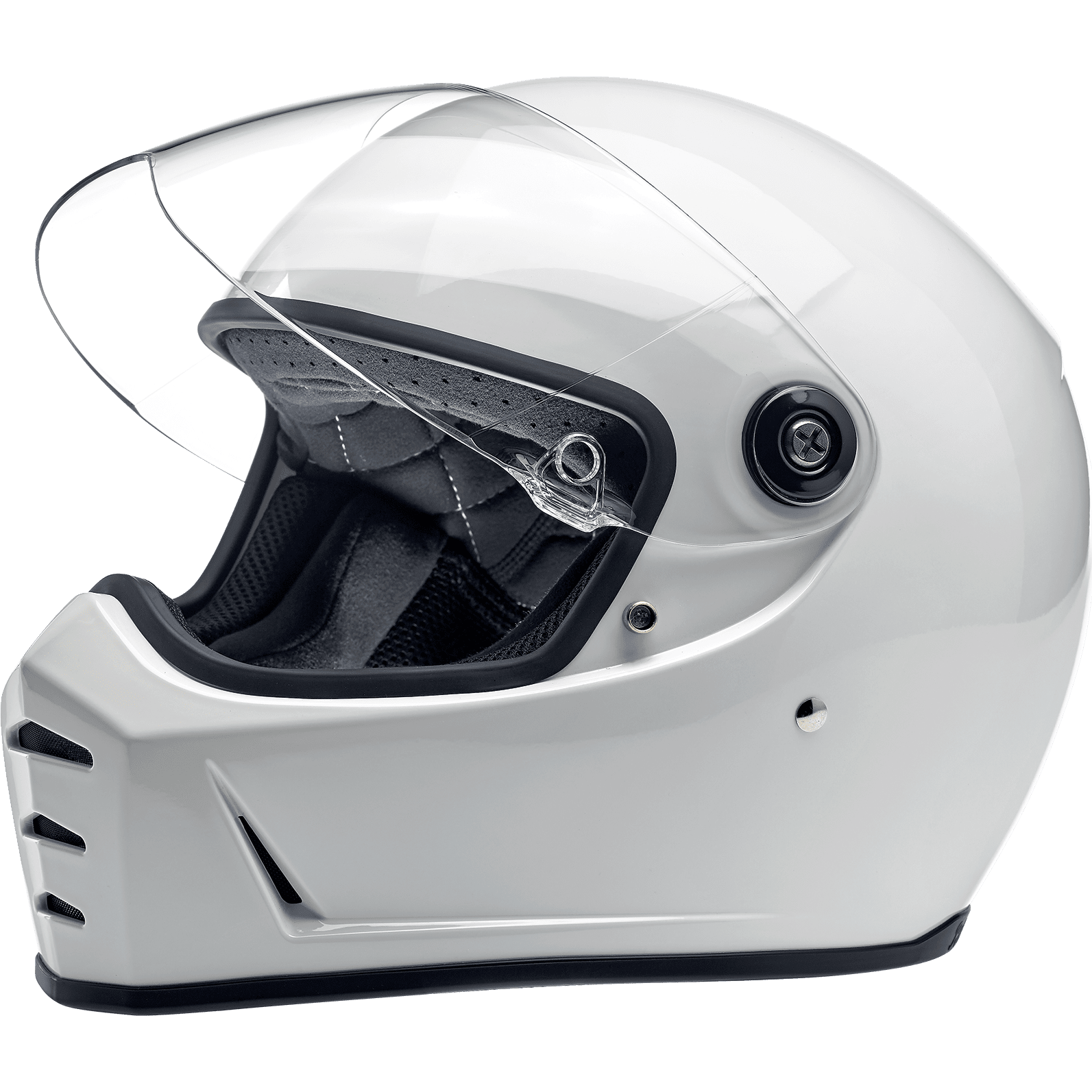 BILTWELL Lane Splitter Helmet Gloss White Large 1004104104