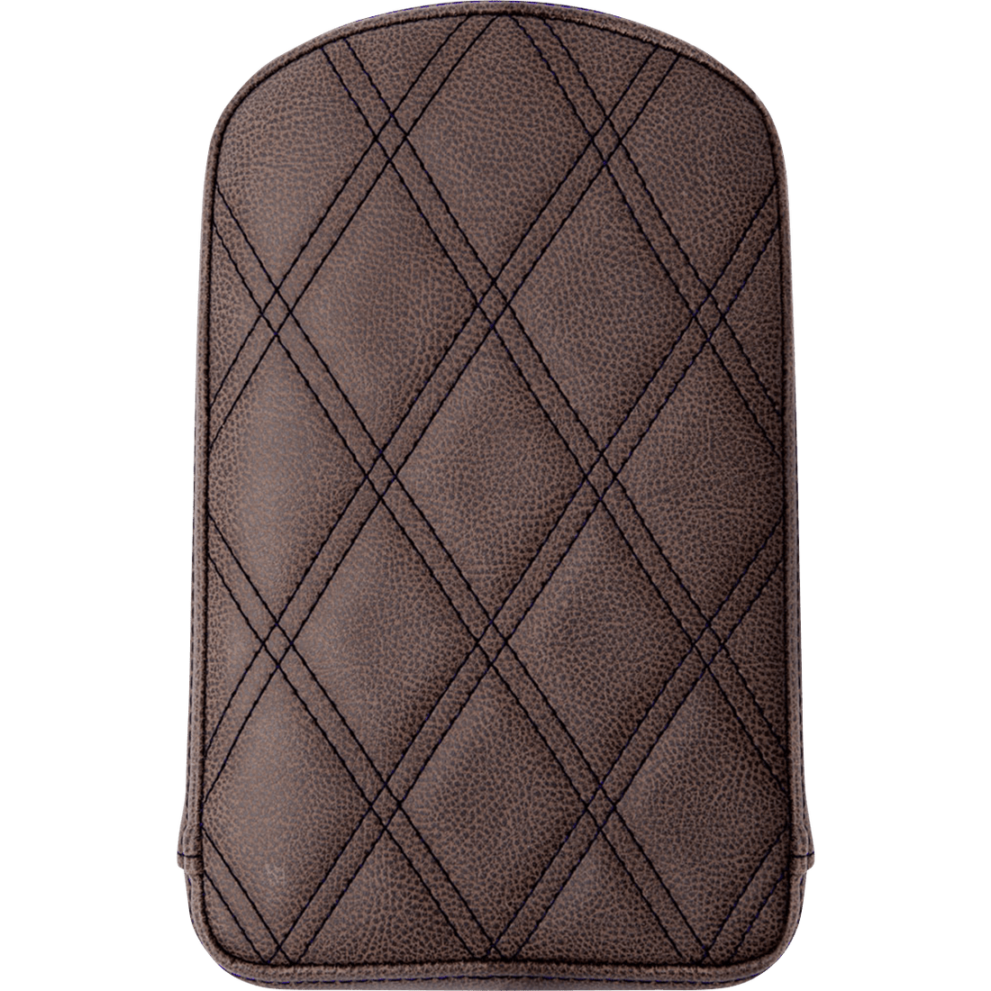 SADDLEMEN Sissy Bar Pad Lattice Stitched Brown 041145